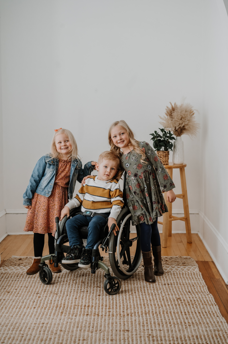 Family of three kiddos