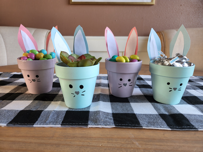 Easter Bunny Pots