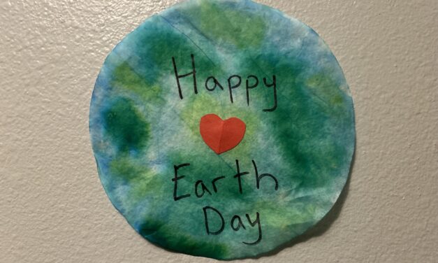 Celebrate Earth Day: Coffee Filter Earth Craft