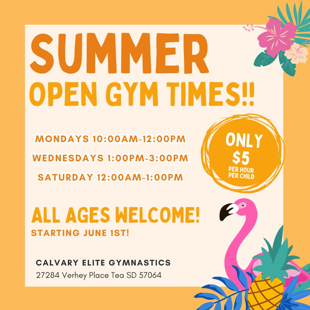 All Ages Open Gym at Calvary Gymnastics