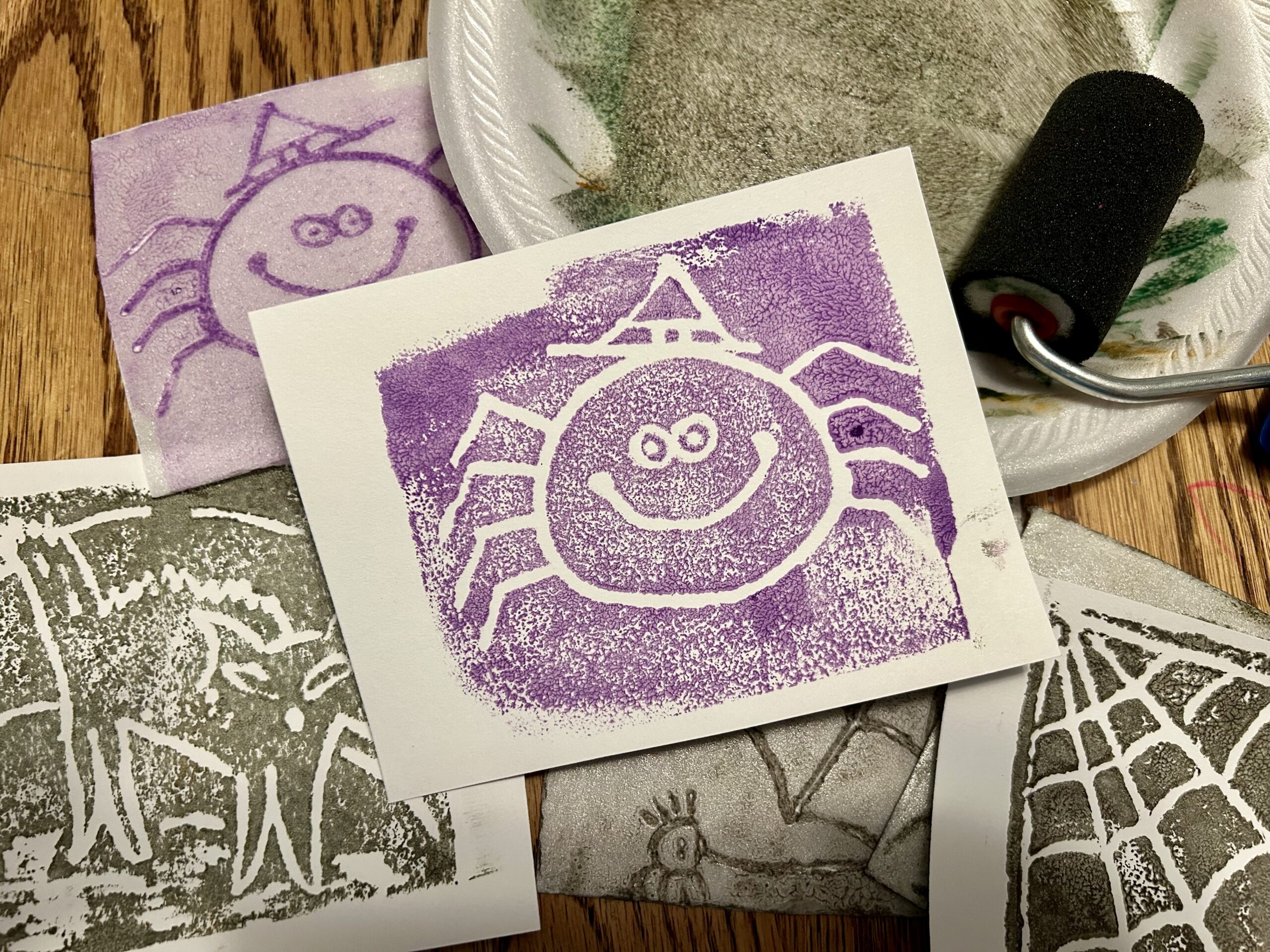 Halloween Printmaking Art
