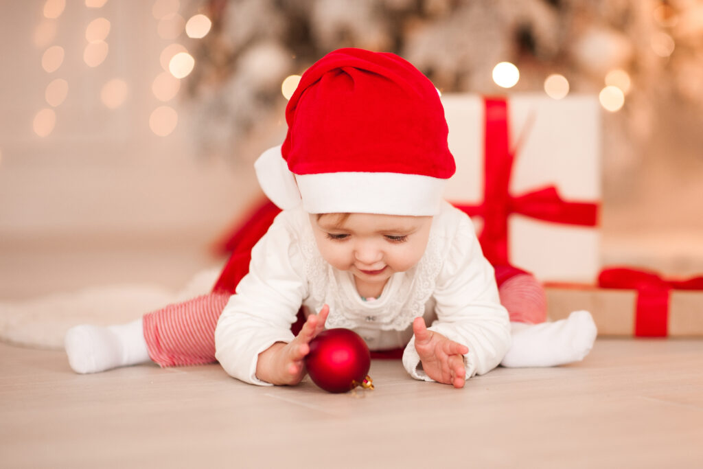 Baby in Holiday Clothing