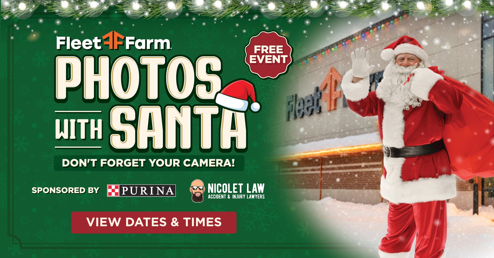 Santa at Fleet Farm