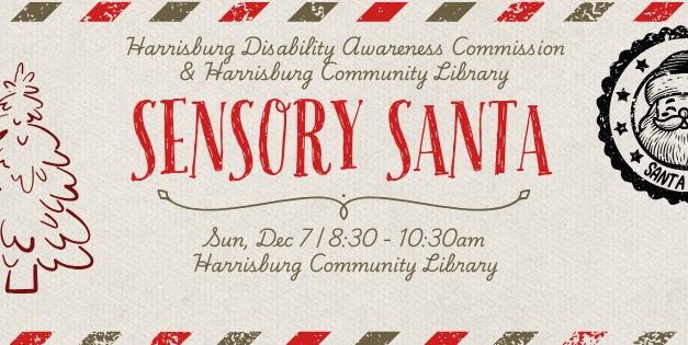 Sensory Santa at the Harrisburg Community Library