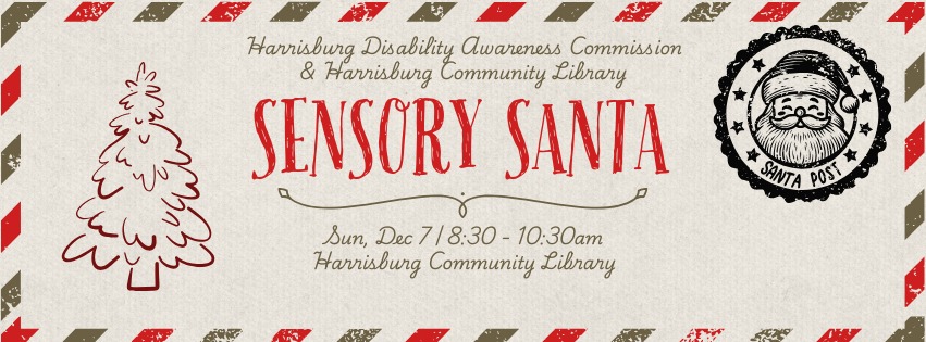 Sensory Santa at the Harrisburg Community Library