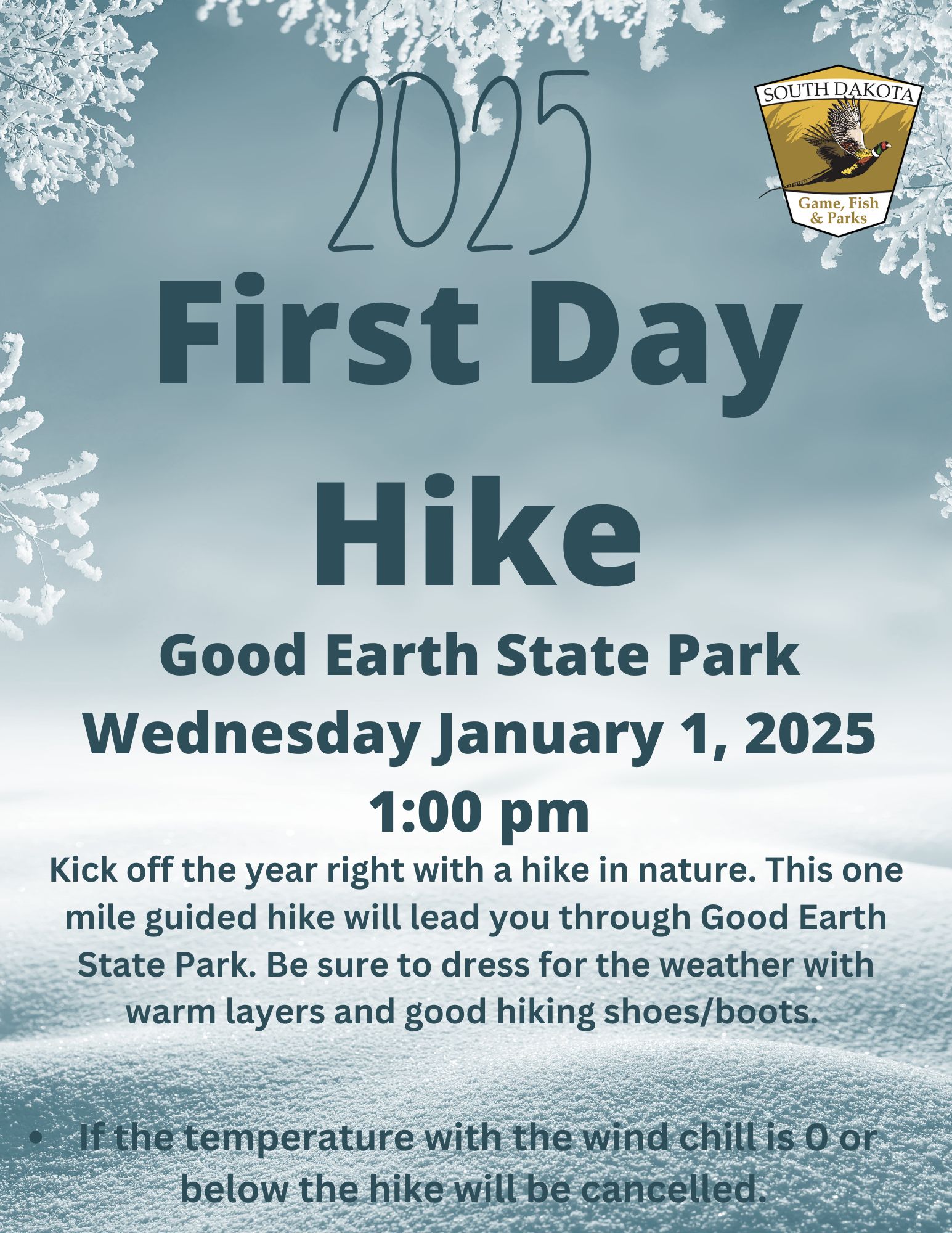 First Day Hike Sioux Falls Good earth