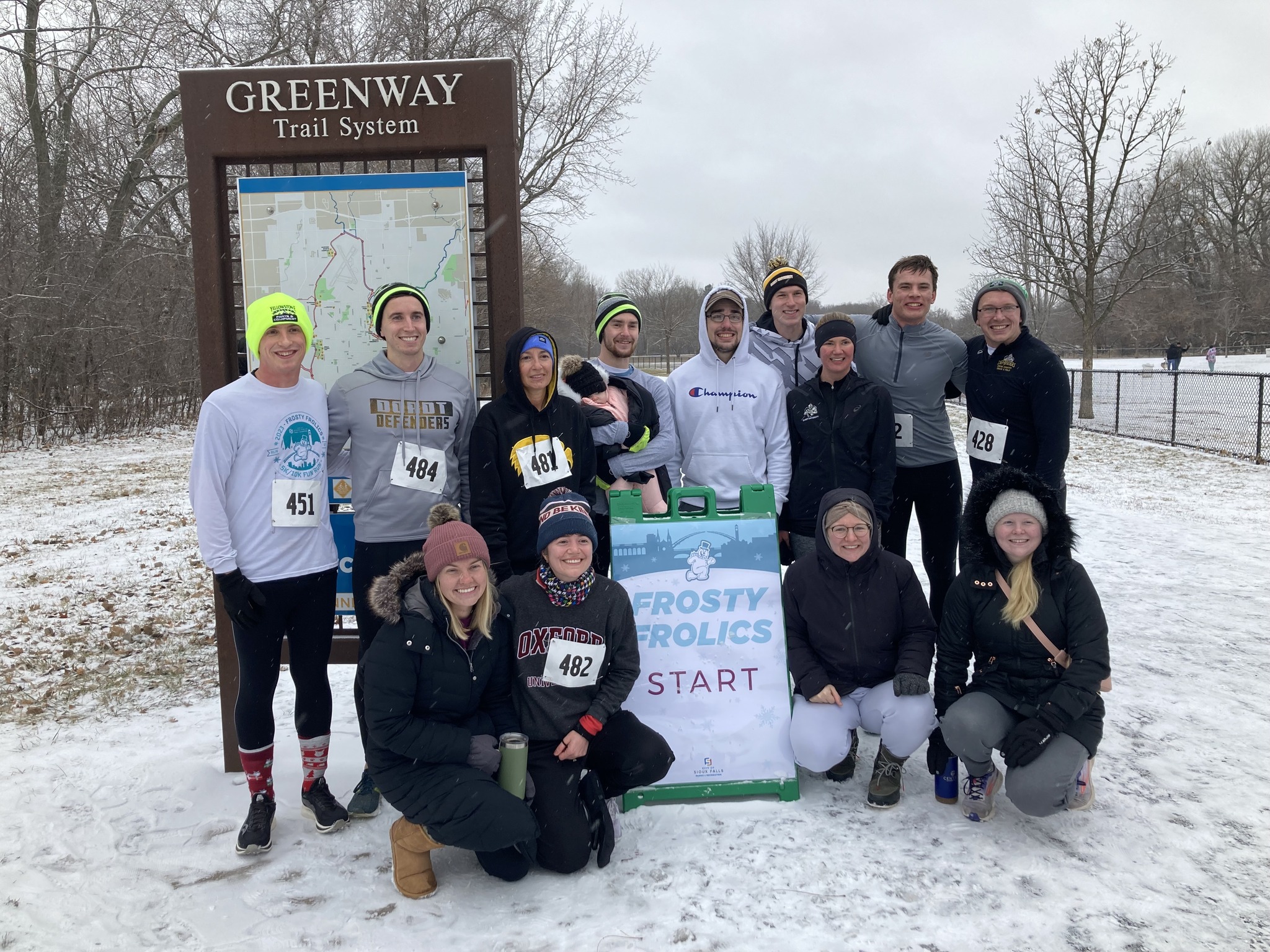 Frosty Frolics 5K 10K Fun Run Presented by Sioux Falls Parks and Recreation