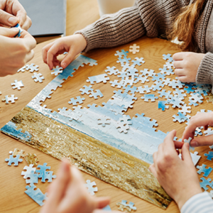 Speed Puzzle Competition at The Praire West Branch Library