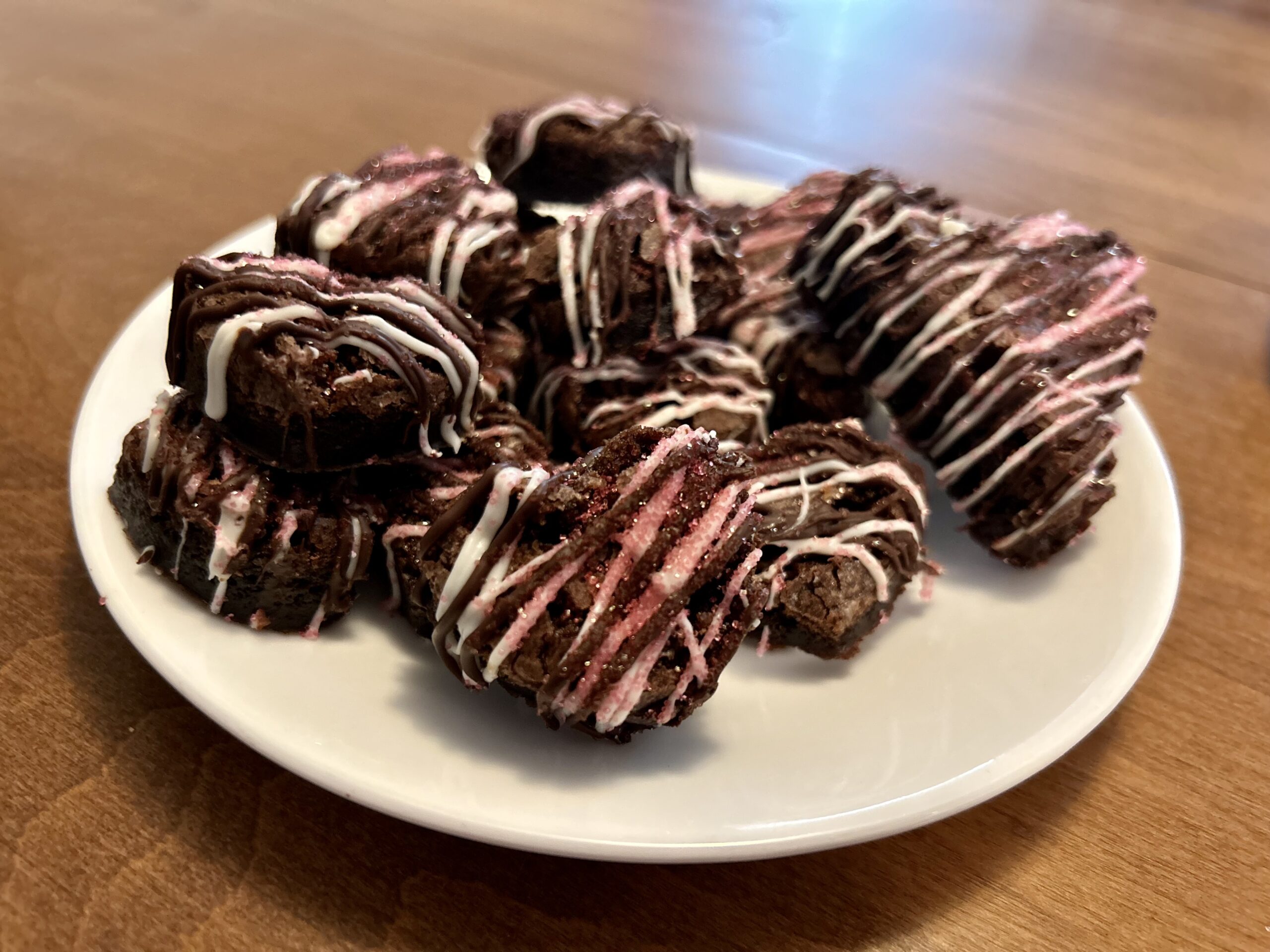 Valentine Brownie Bites