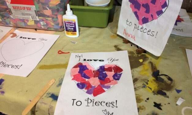 Preschool Valentines Story and Craft Stations