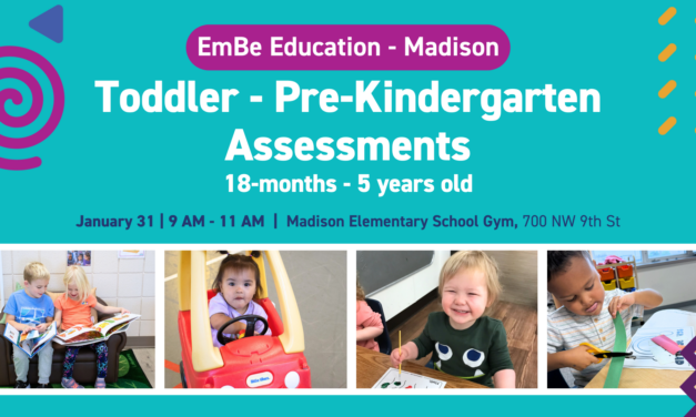 EmBe Education – Madison Toddler – Pre-K Assessments
