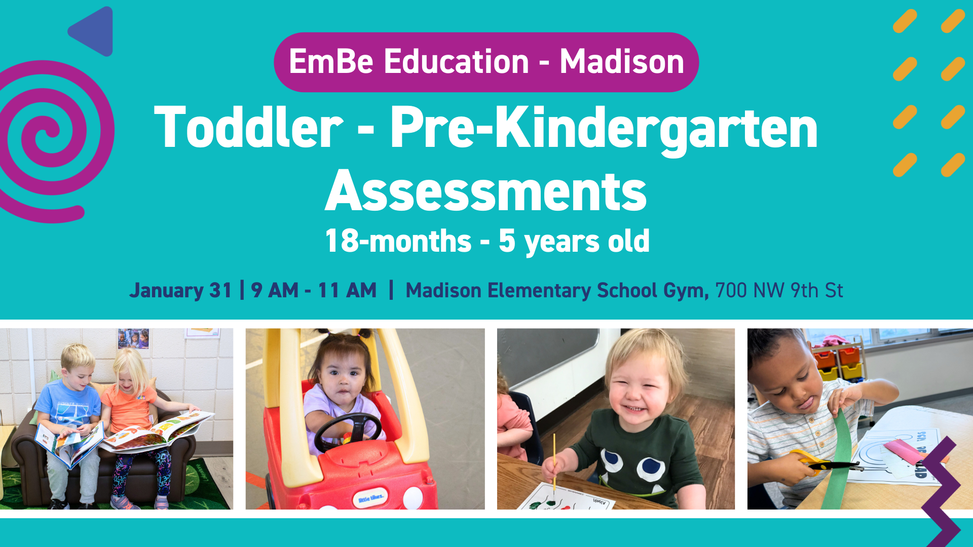 EmBe Education - Madison Toddler - Pre-K Assessments