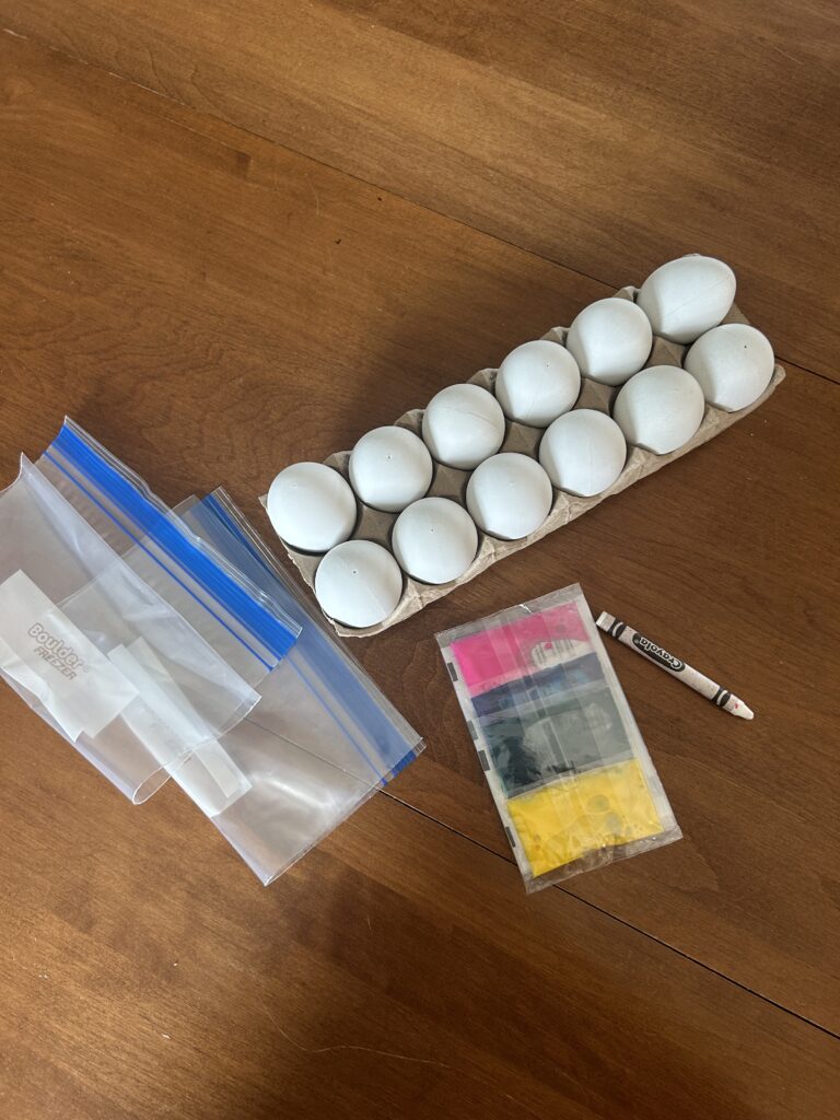 Plastic Eggs to Dye