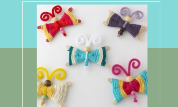 ???? Yarn Butterflies Make & Take