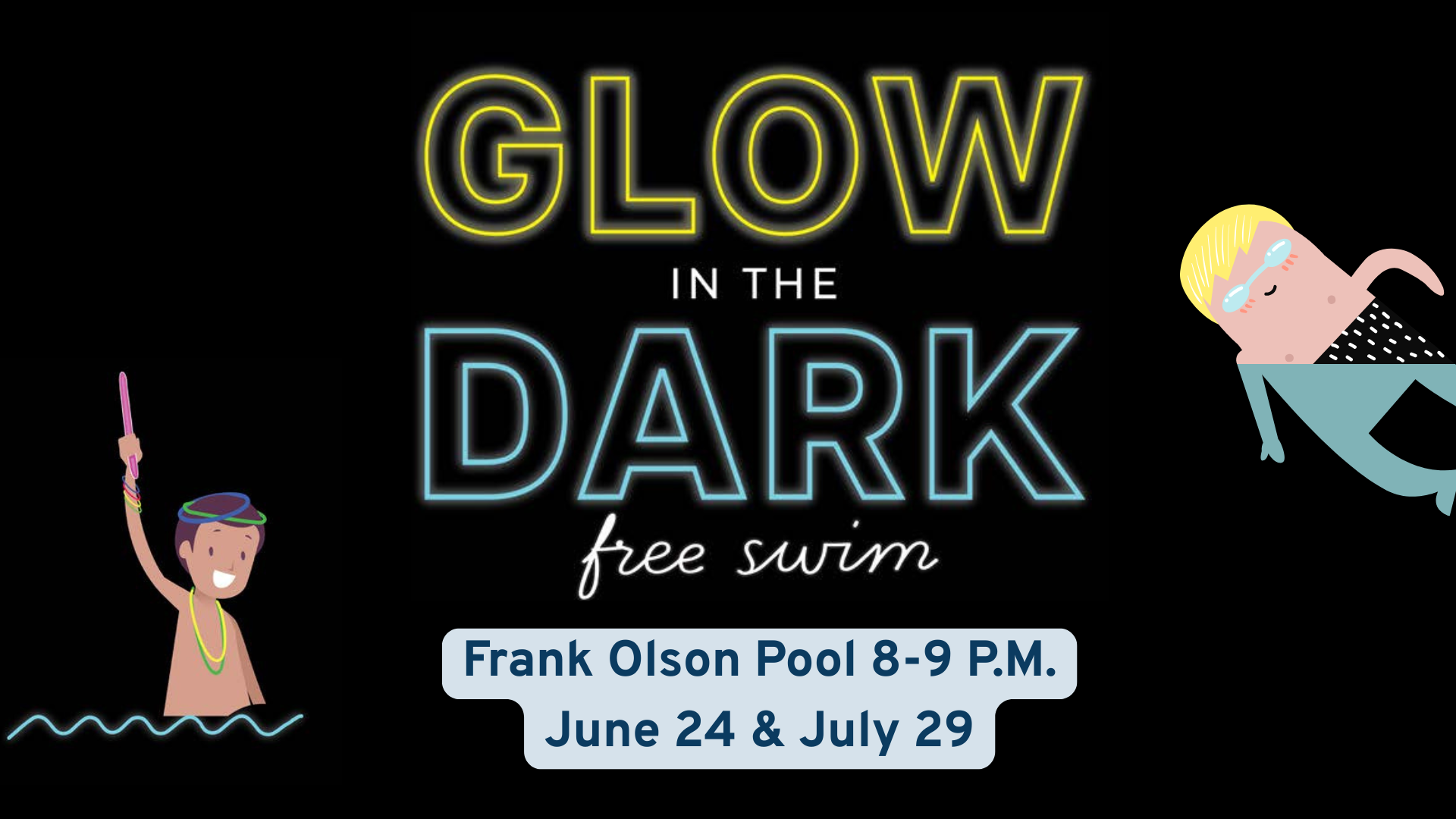 Glow in the Dark Free Swim