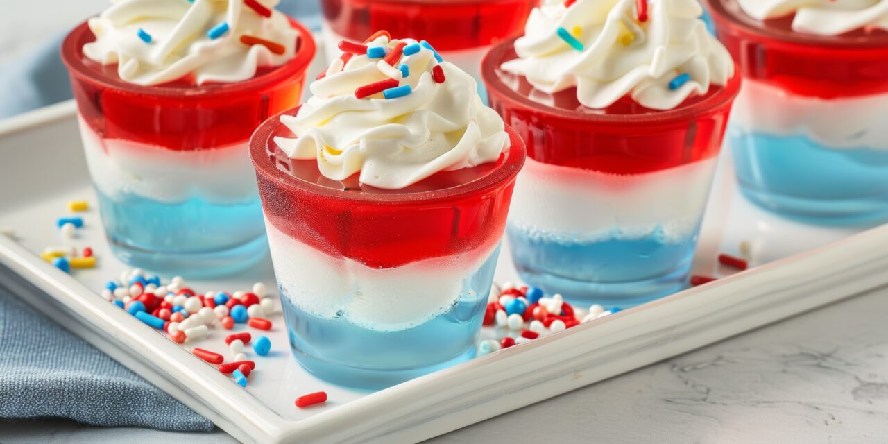 Patriotic Jell-O Cups: A Fourth of July Treat