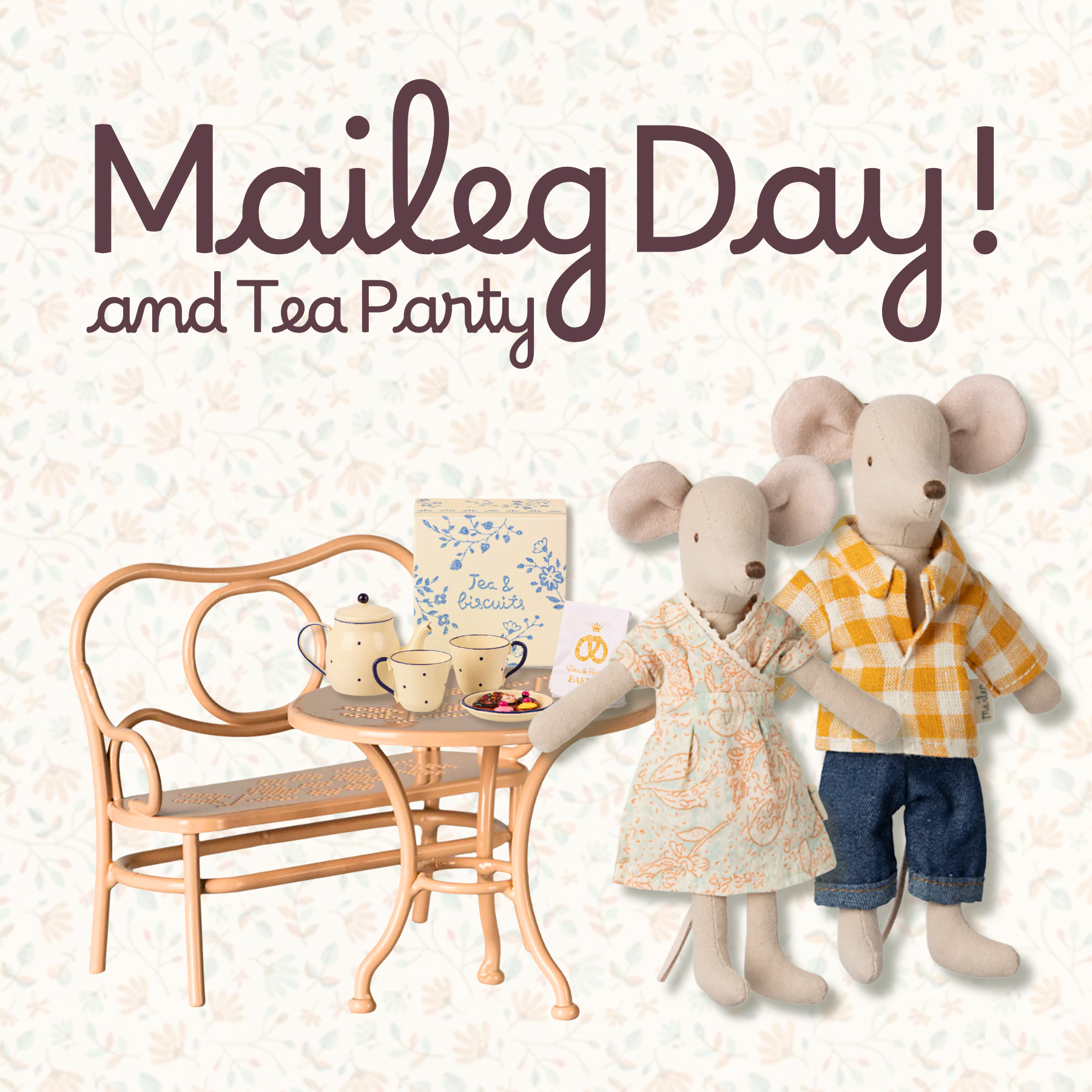 Maileg Mouse Tea Party