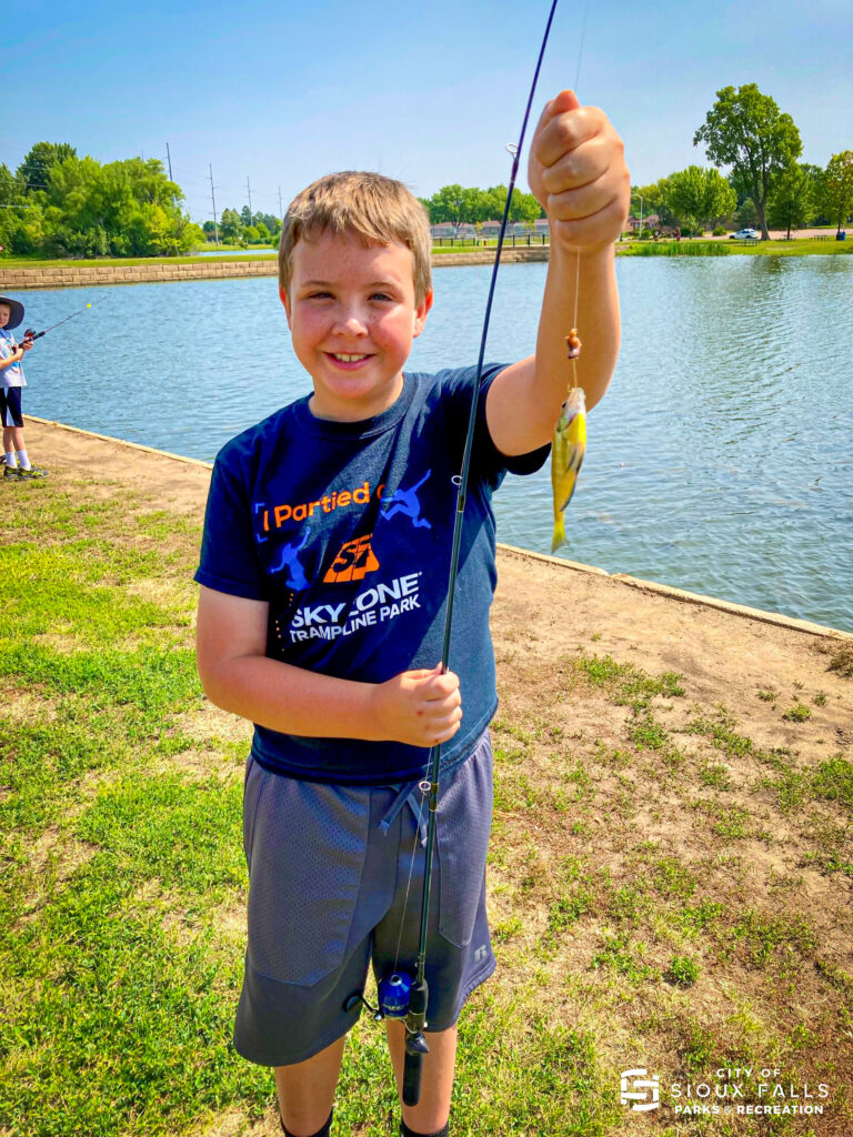 Fishing with Sioux Falls Parks and Rec