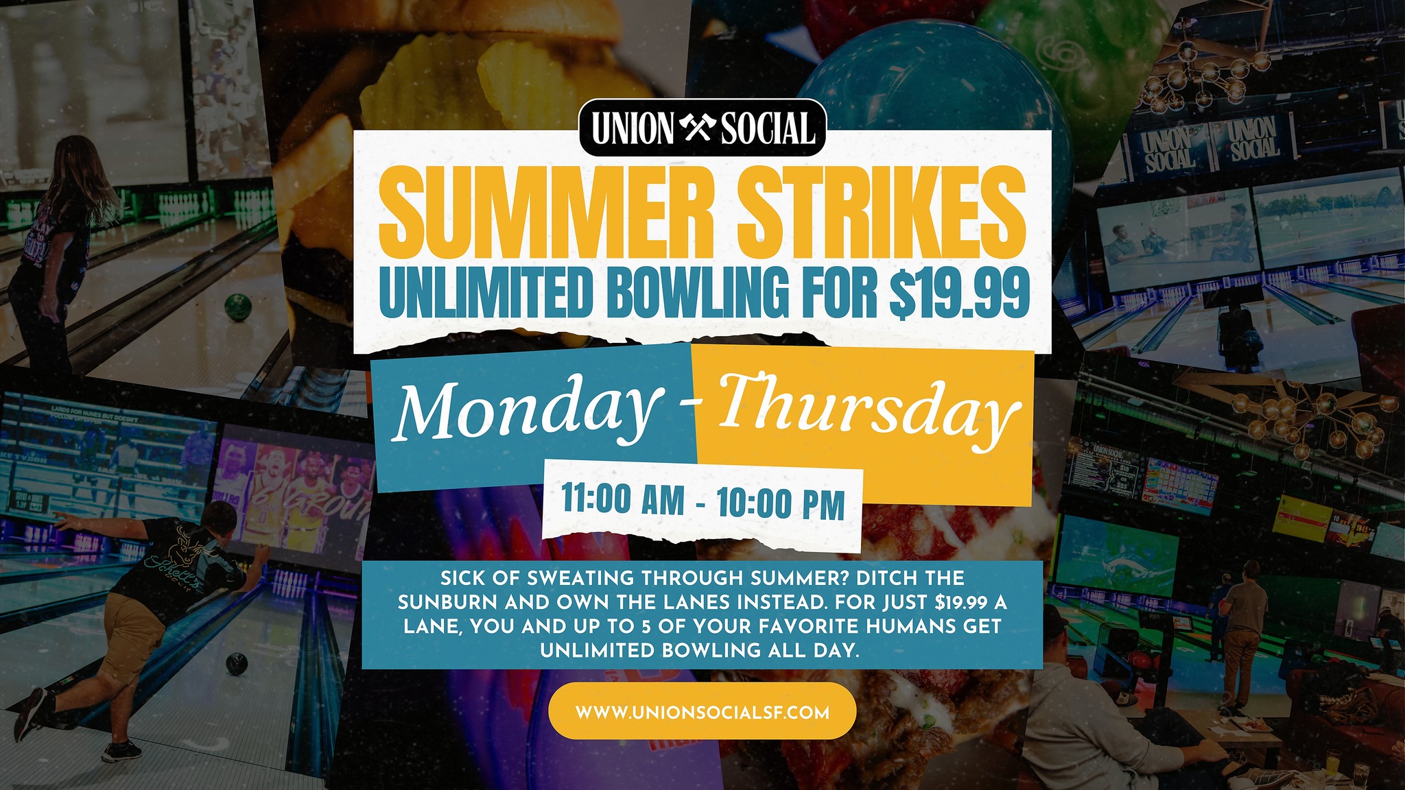 Summer Strikes Deal--Unlimited Bowling $19.99/lane