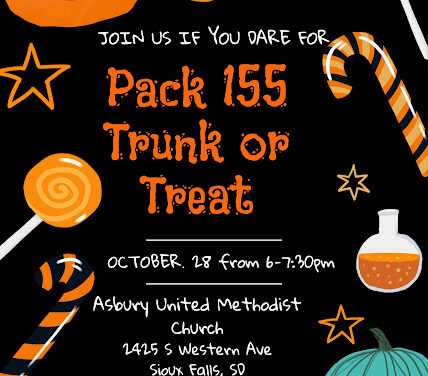 Pack 155 Trunk or Treat at Asbury United Methodist