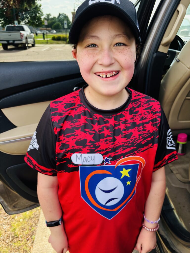 Macy with Miracle League