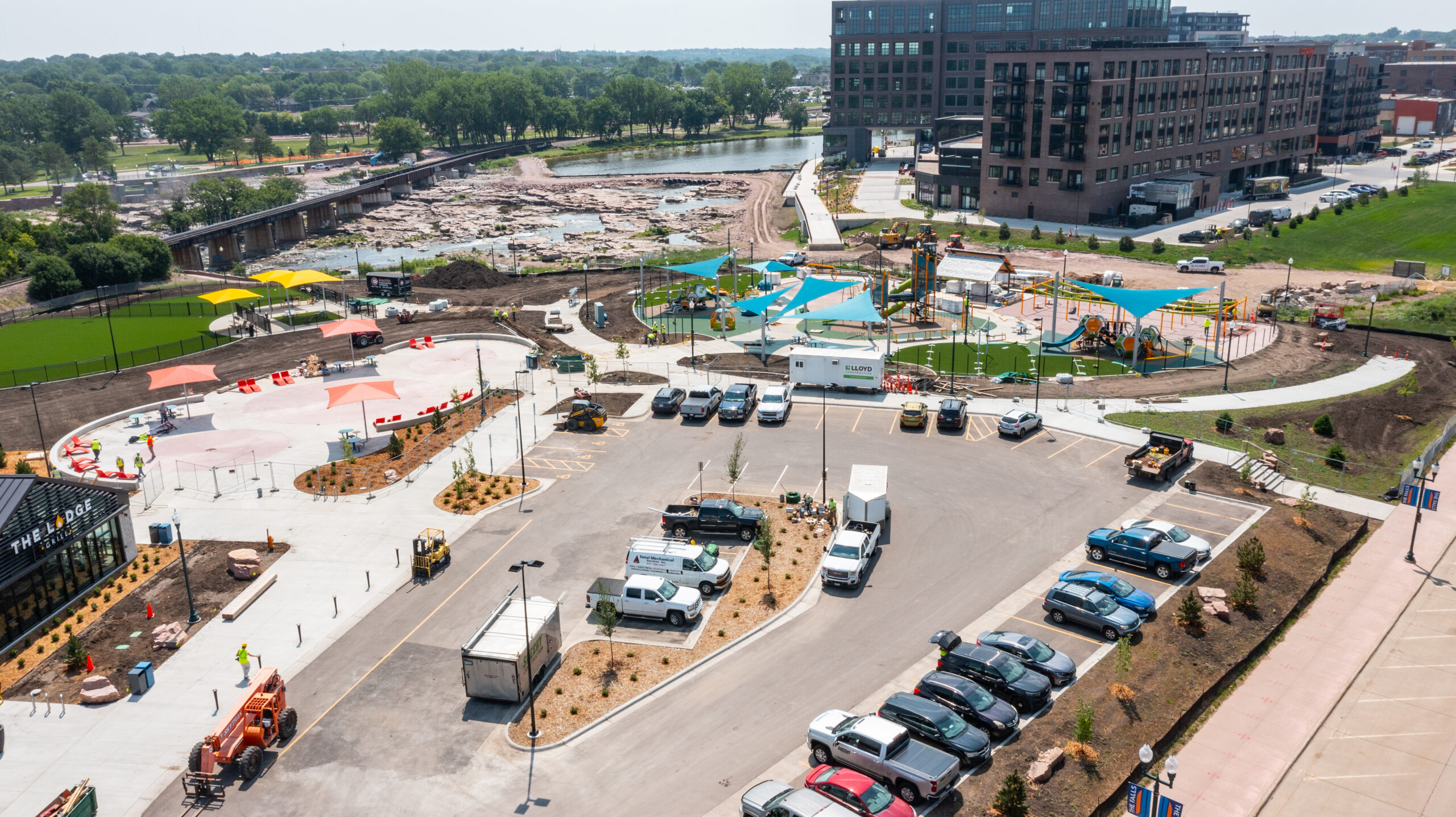 Jacobson Plaza Drone Image