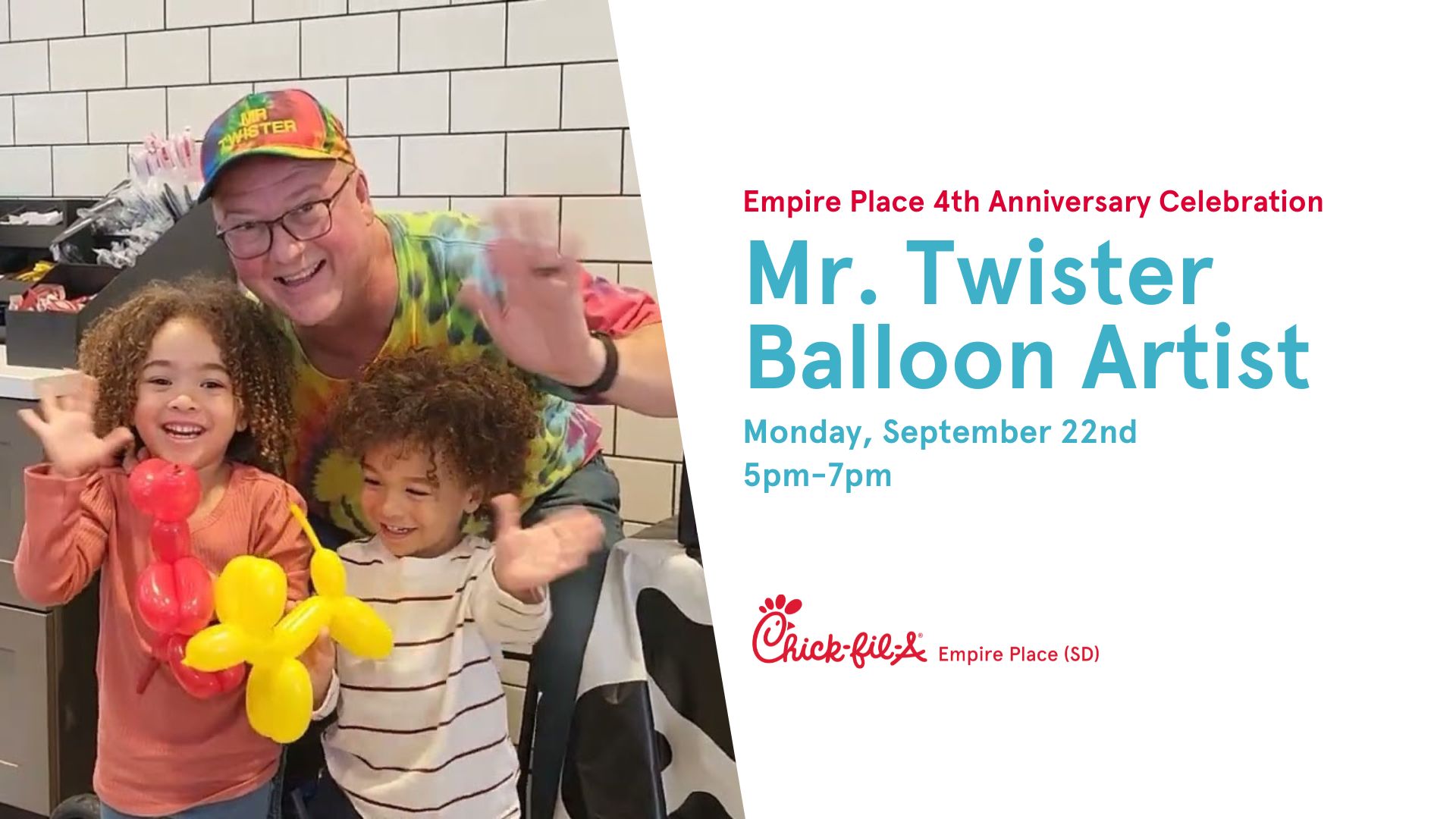 Mr. Twister at Chick-fil-A