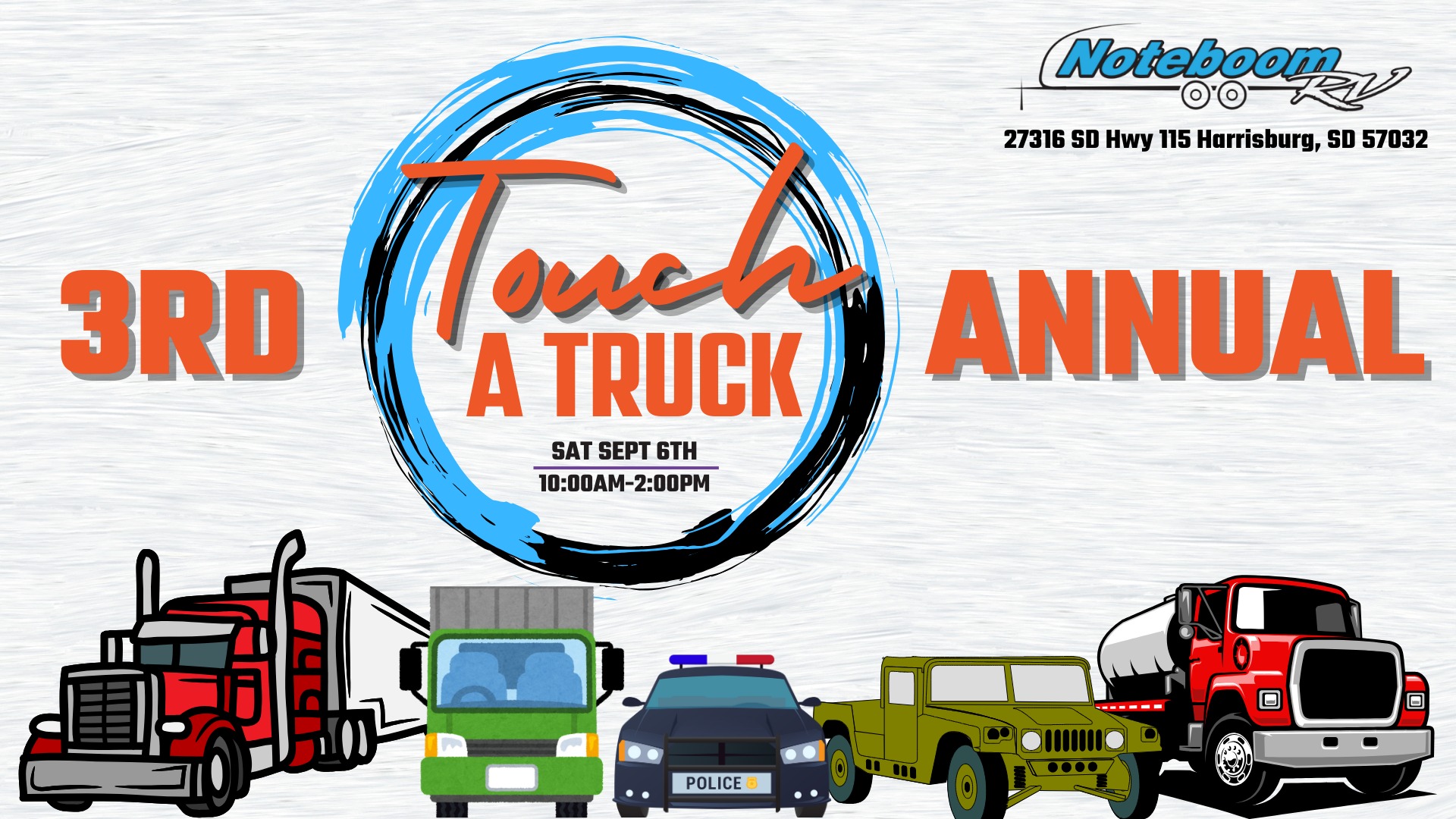 Noteboom RV's 3rd Annual Touch a Truck