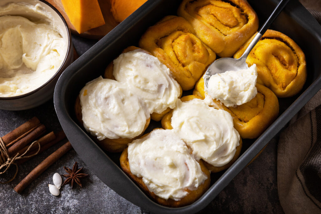 Pumpkin cinnamon rolls