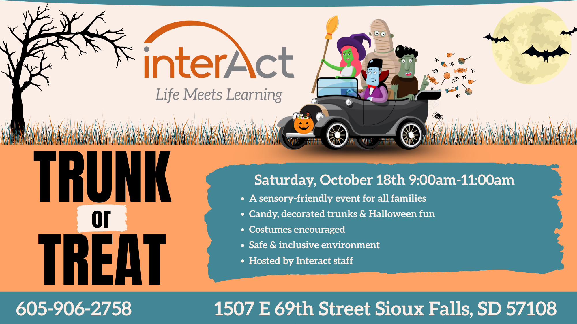 Trunk or Treat at InterAct ABA Therapy
