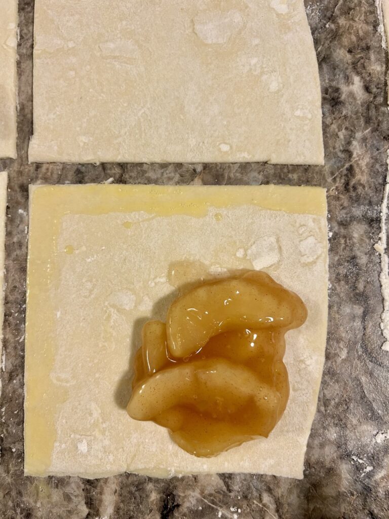 Apple Turnovers with pie filling