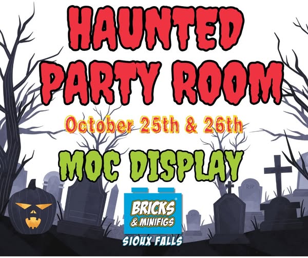 Haunted Party Room at Bricks and Minifigs
