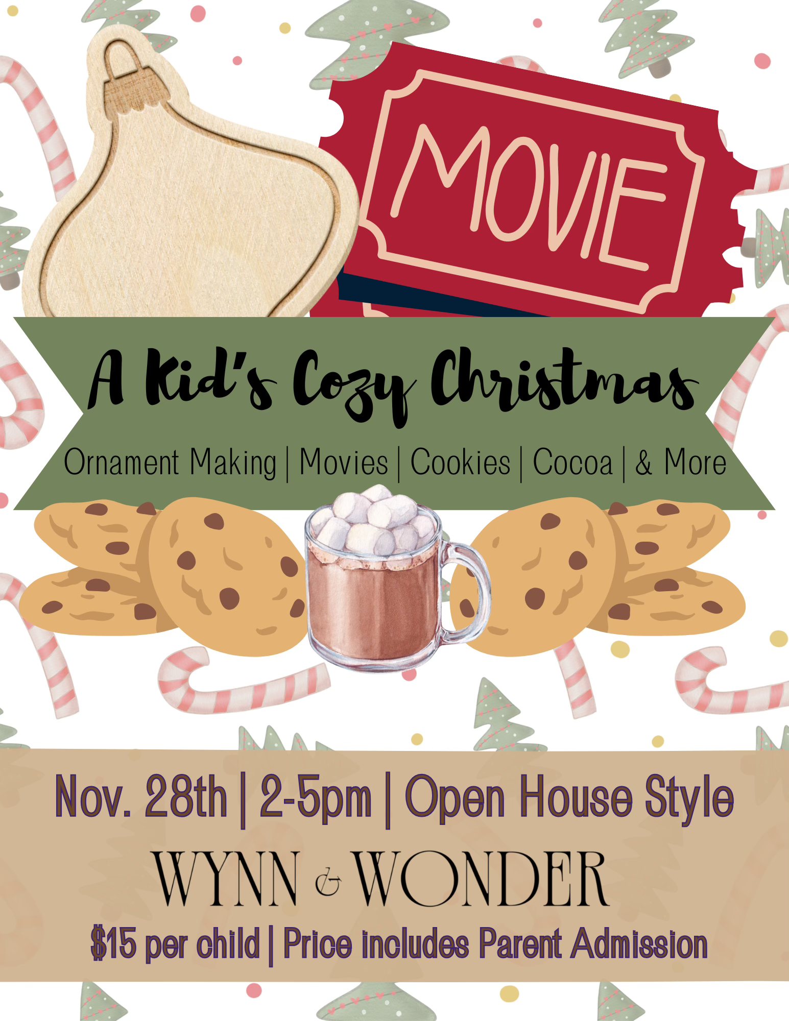 Wonder + Wildflower: Kid's Cozy Christmas Open House