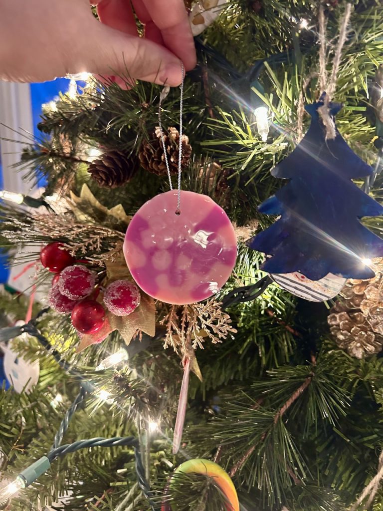 Melted Pony Bead Ornament