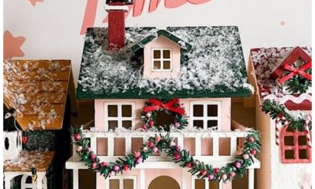 Miniature Christmas House