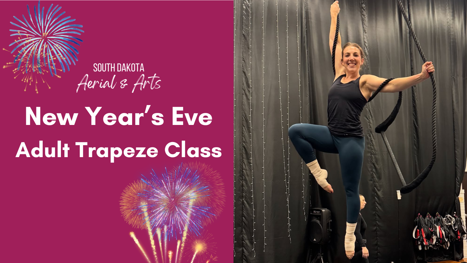 New Year's Eve Adult Trapeze Class (Ages 16+)