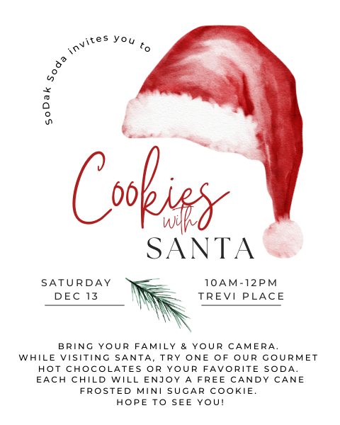 Cookies with Santa at SoDak Soda