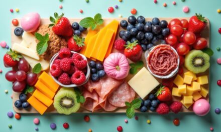 Kids’ Super Bowl Charcuterie Board (Because Kids Deserve the Fun Too)