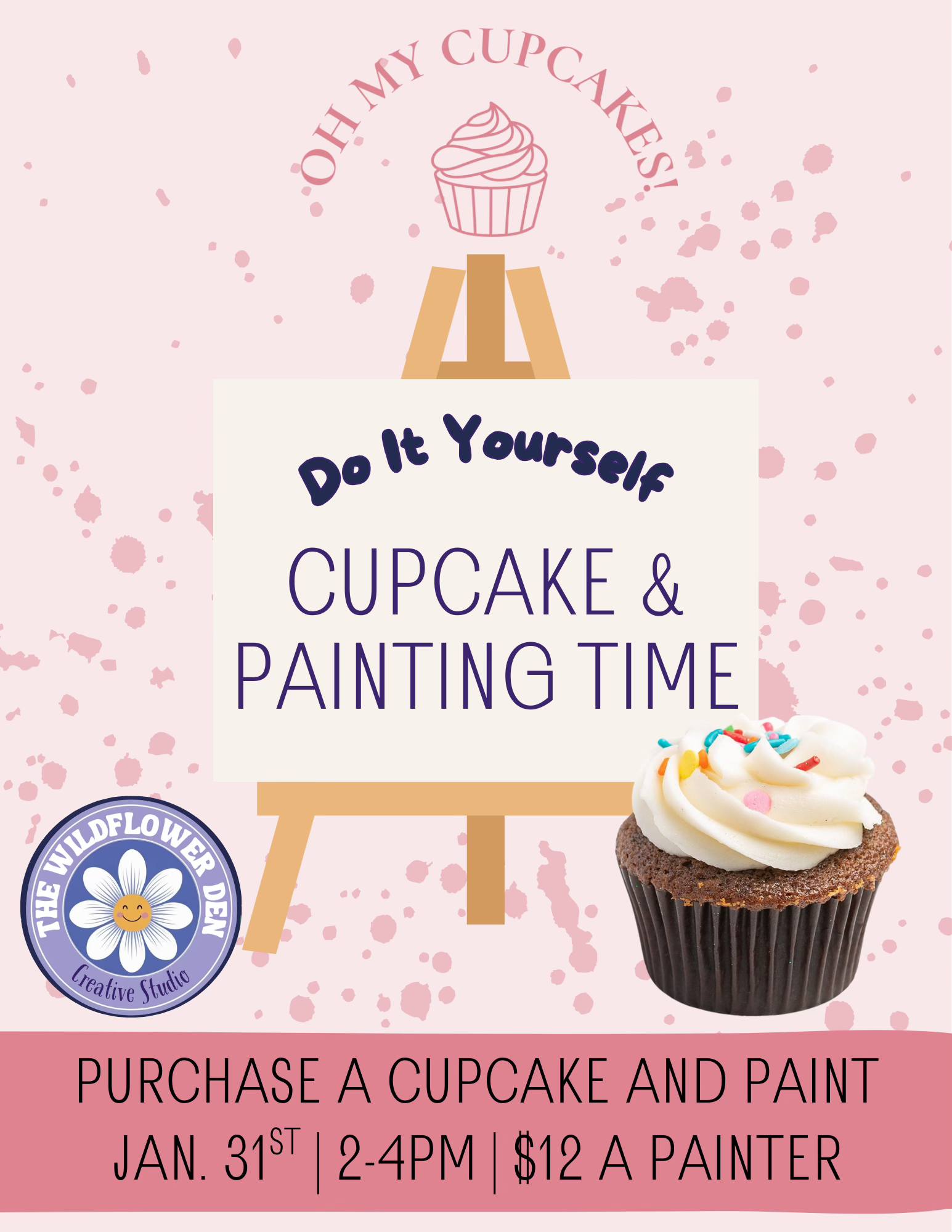 Cupcake and Painting Time