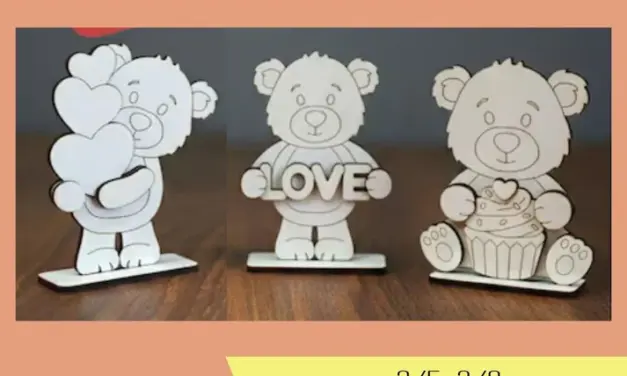 Wood Bears – Drop In Craft
