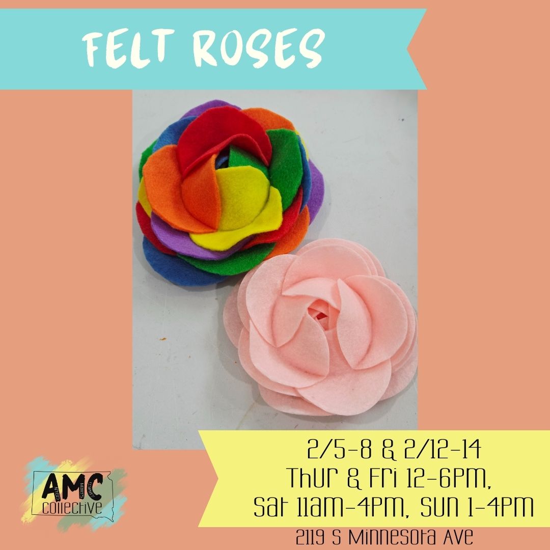 Felt Roses