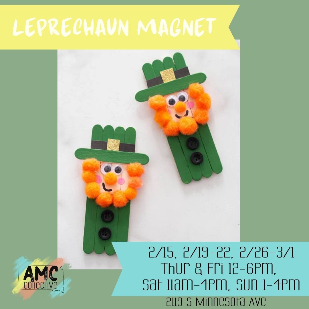 Leprechaun Magnet Drop-In Craft