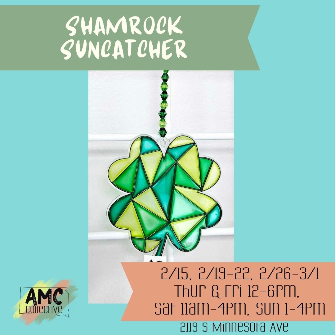 Shamrock Sun Catcher Drop-In Craft