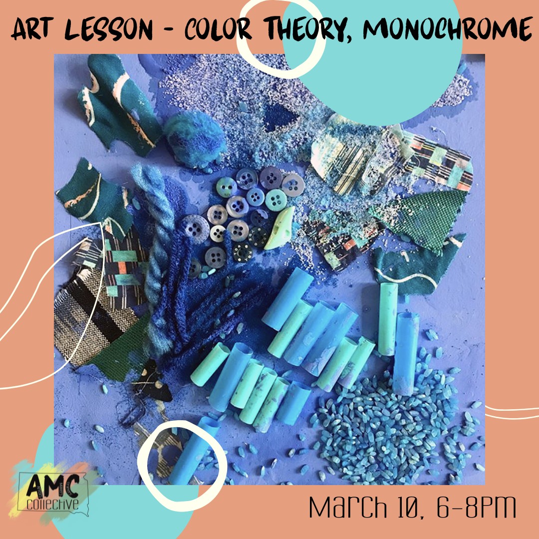 Monochrome Mixed Media Art Lesson