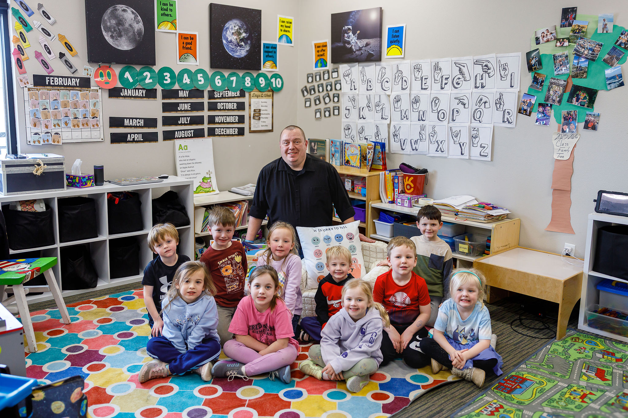 2026 Childcare/Preschool Provider of the Year and his class