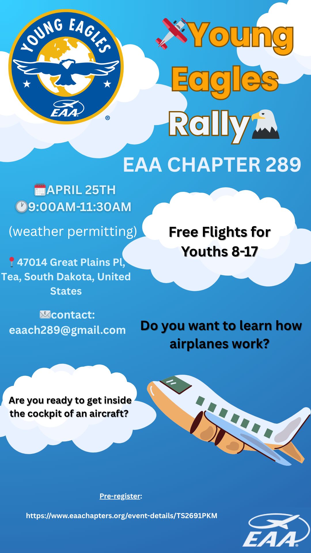 Young Eagles Rally