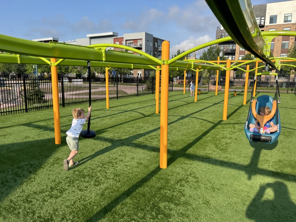 Zip Lines at Jacobson Plaza