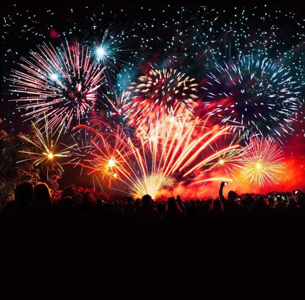 FIrework Show in Marion, SD