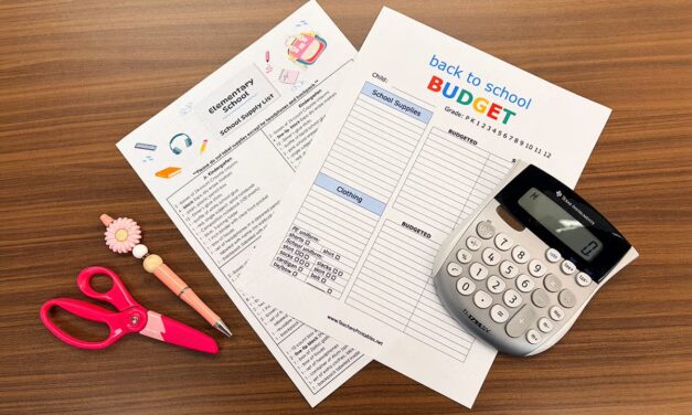 Back to School Family Budgeting